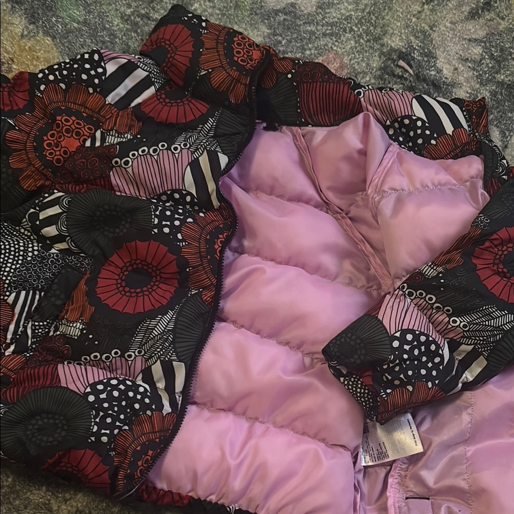 Kids Uniqlo Marimekko Puffer Coat 5/6 - Picture 3 of 3